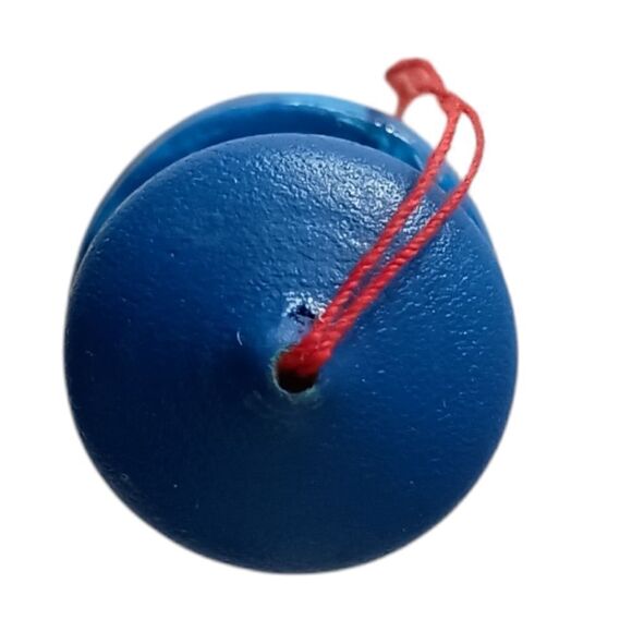 Wooden Lighthouse Christmas Ornament Blue White Midwest Cannon Falls Coastal - Picture 6 of 16